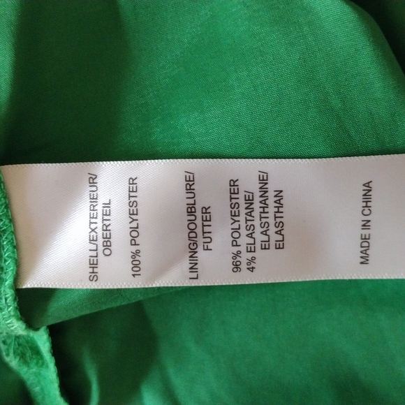 Adrianna Papell, 3/4 sleeves , green dress,M. - Picture 10 of 14